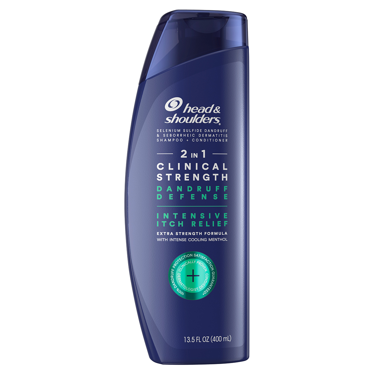 Dầu gội Head&Shoulders Clinical Strength Dandruff Defense Intensive Itch Relief 400ml hàng Mỹ mẫu mới - Da đầu nấm, ngứa, gàu