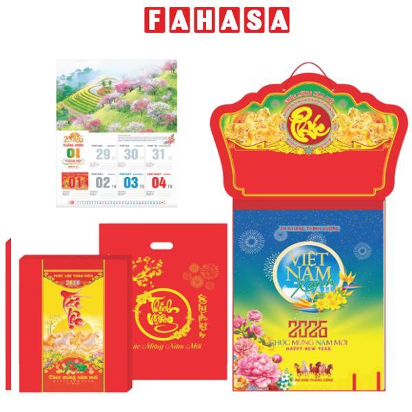 Lịch Bloc 52 Tuần - Việt Nam Xanh - Bảng Treo Metalize - 32 x 42 cm - TĐ47