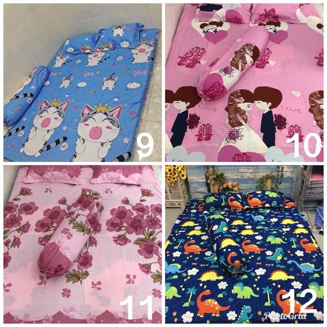 Combo Ga Chun Kèm Vỏ Gối Poly Cottong