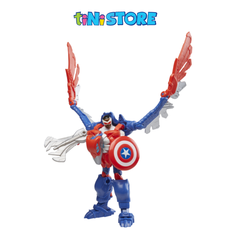 Bộ đồ chơi siêu anh hùng Mech Strike Captain America Avengers