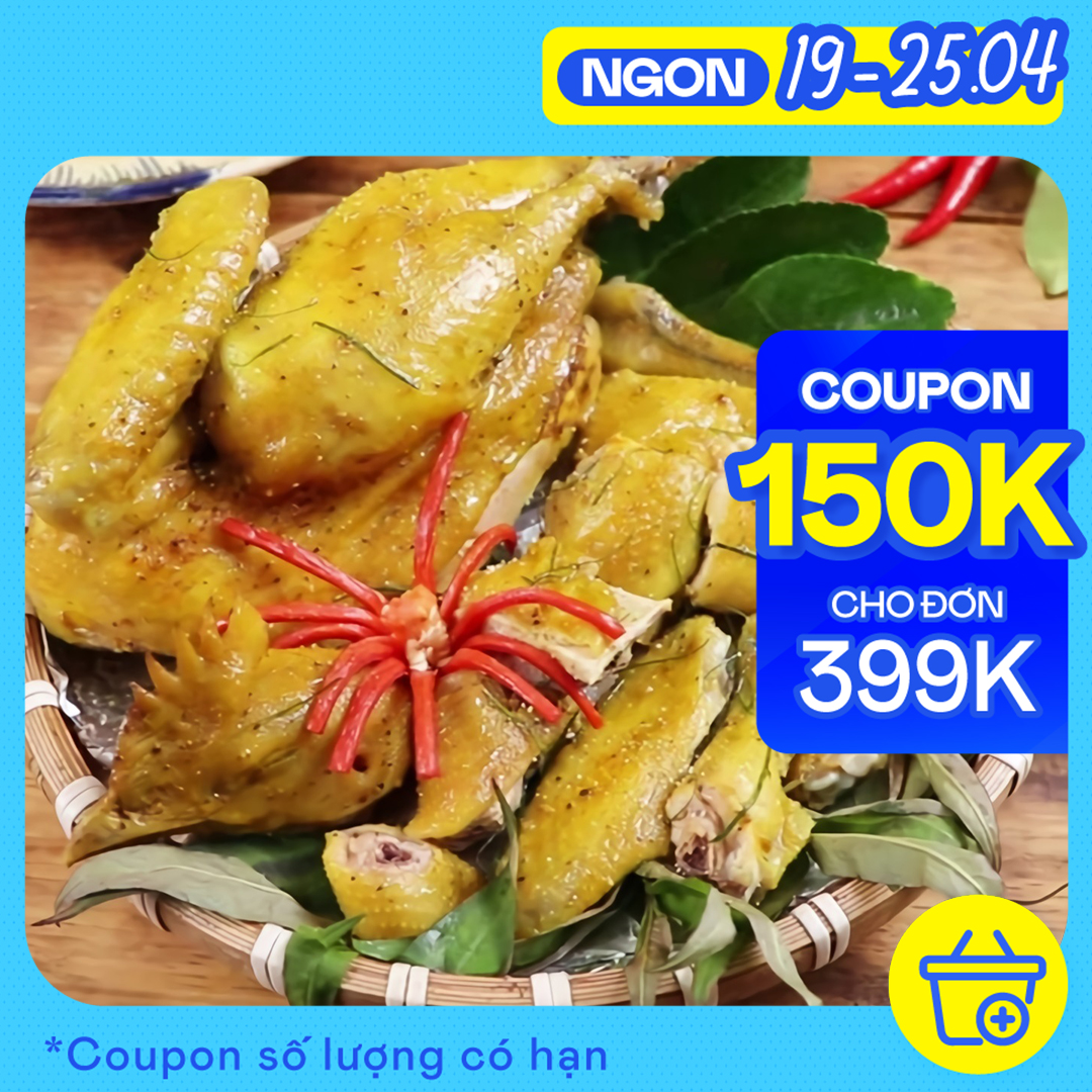 - Gà Ủ Muối Hoa Tiêu Ăn Liền - Nửa Con