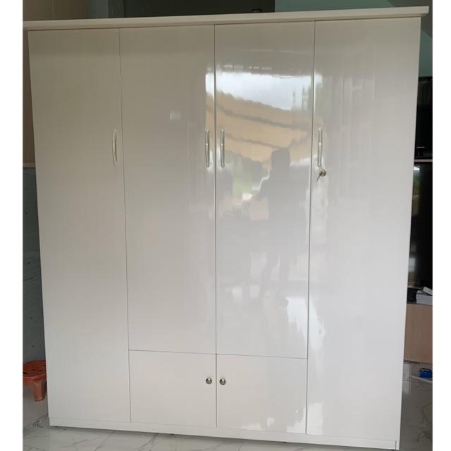 Tủ nhựa đài loan 4 cánh 165x185 nhựa đài loan