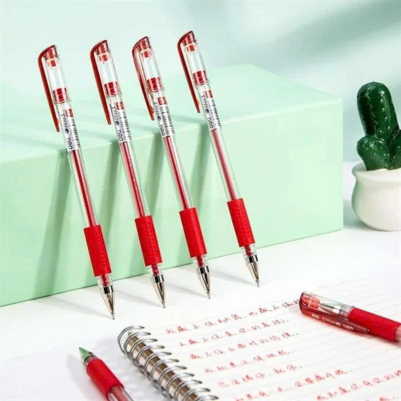 Bút Gel 0.5 mm - Deli E6600S-DO - Mực Đỏ
