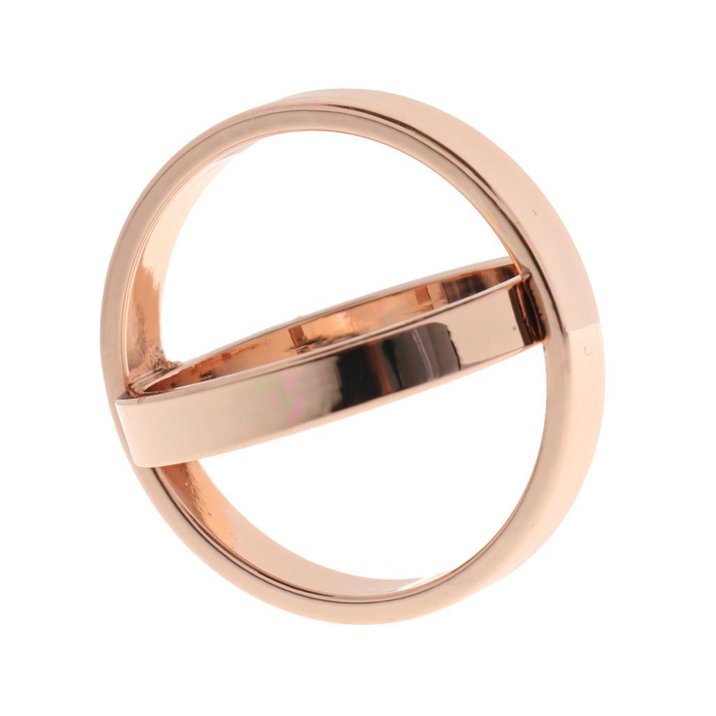 GOLD DOUBLE SCARF BUCKLE HOLDER BROOCH GIFTS