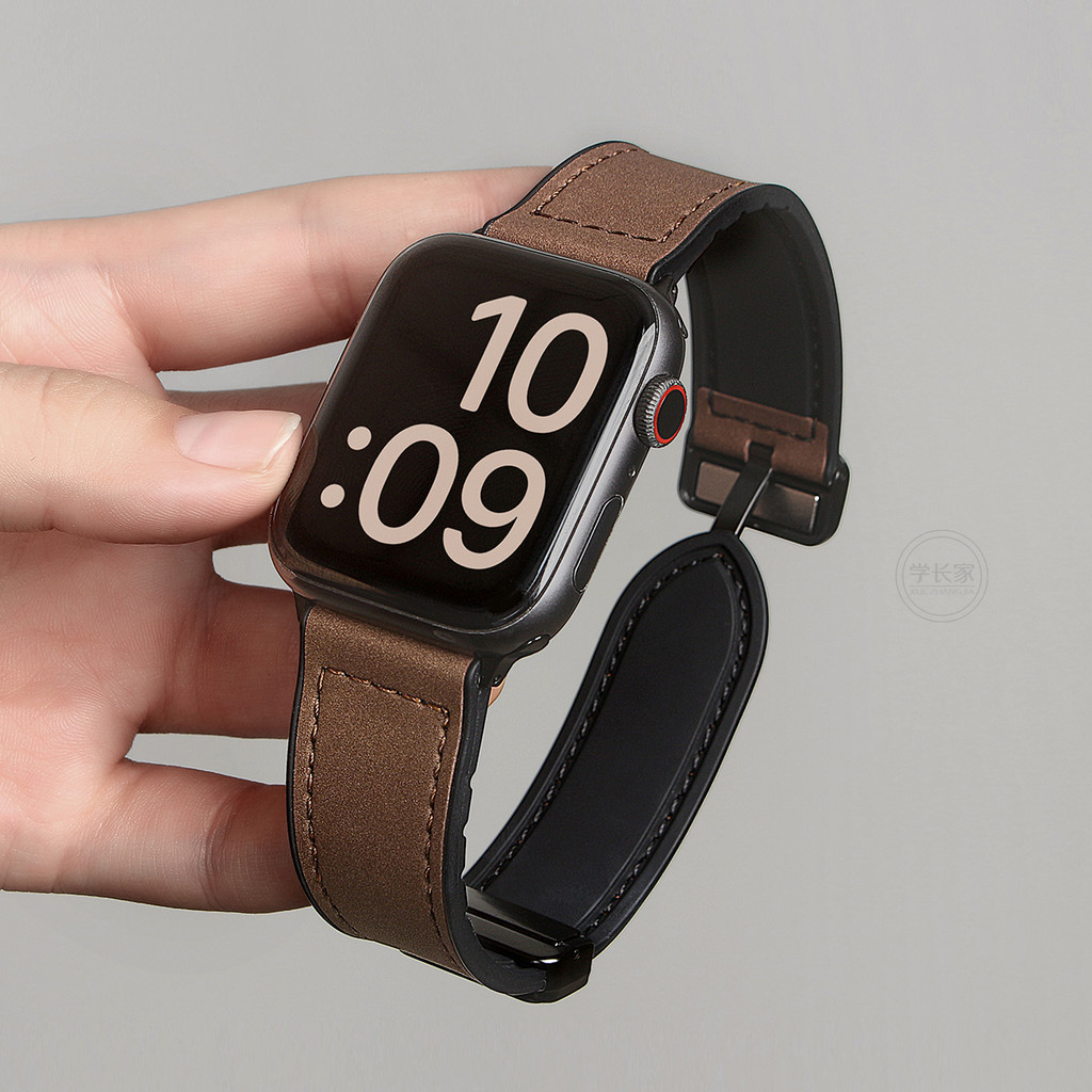 Dây đeo khóa từ tính dành Cho đồng hồ thông minh Redmi Watch 4 - Redmi Watch 5 - Mi band 8 Pro - Dây da đeo 22mm cho smartwatch - Hàng nhập khẩu