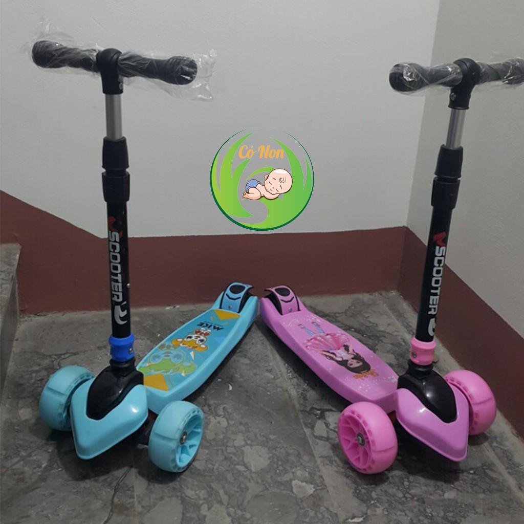 Xe Scooter Sk-808 3 bánh phát sáng size lớn cho bé