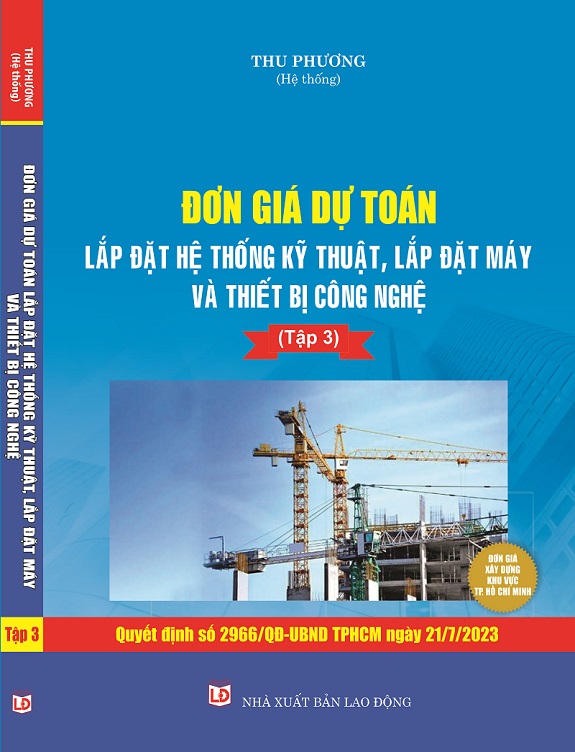 Combo 3 Cuốn Đơn Giá Dự Toán Xây Dựng Công Trình Thành Phố Hồ Chí Minh