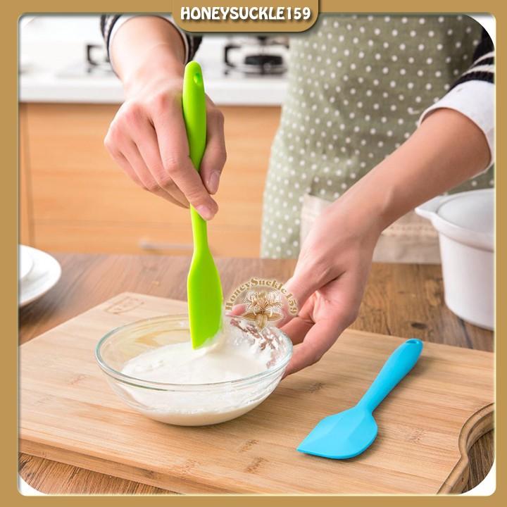 Cây Vét Bột,Trộn Bột ,Nhào Bột,Spatula Silicon Đúc 28cm Mầu Ngẫu Nhiên