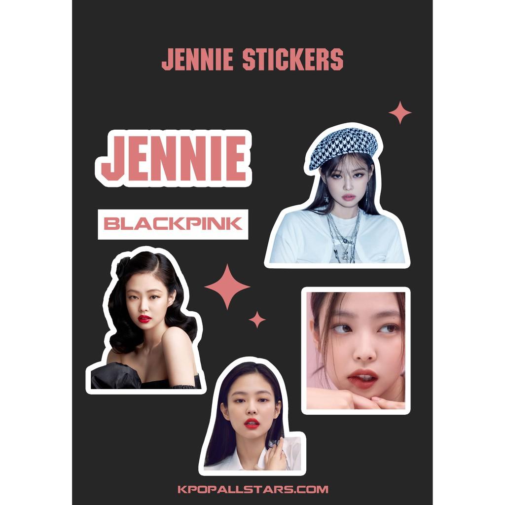 Set 4 Sticker Blackpick Và huy hiệu cài áo BlackPink BP9