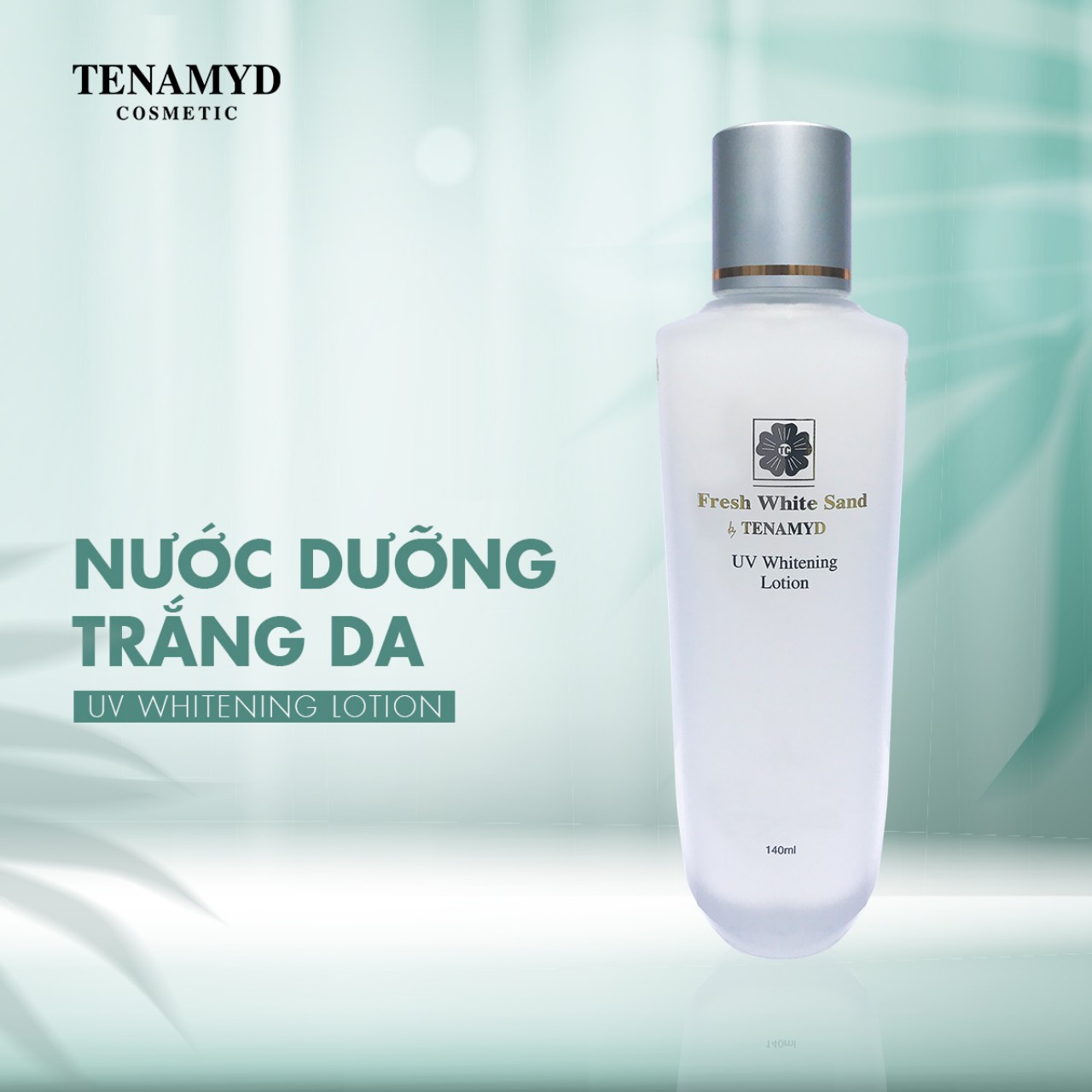 Nước dưỡng trắng da UV Whitening Lotion Fresh White Sand by TENAMYD 140ml