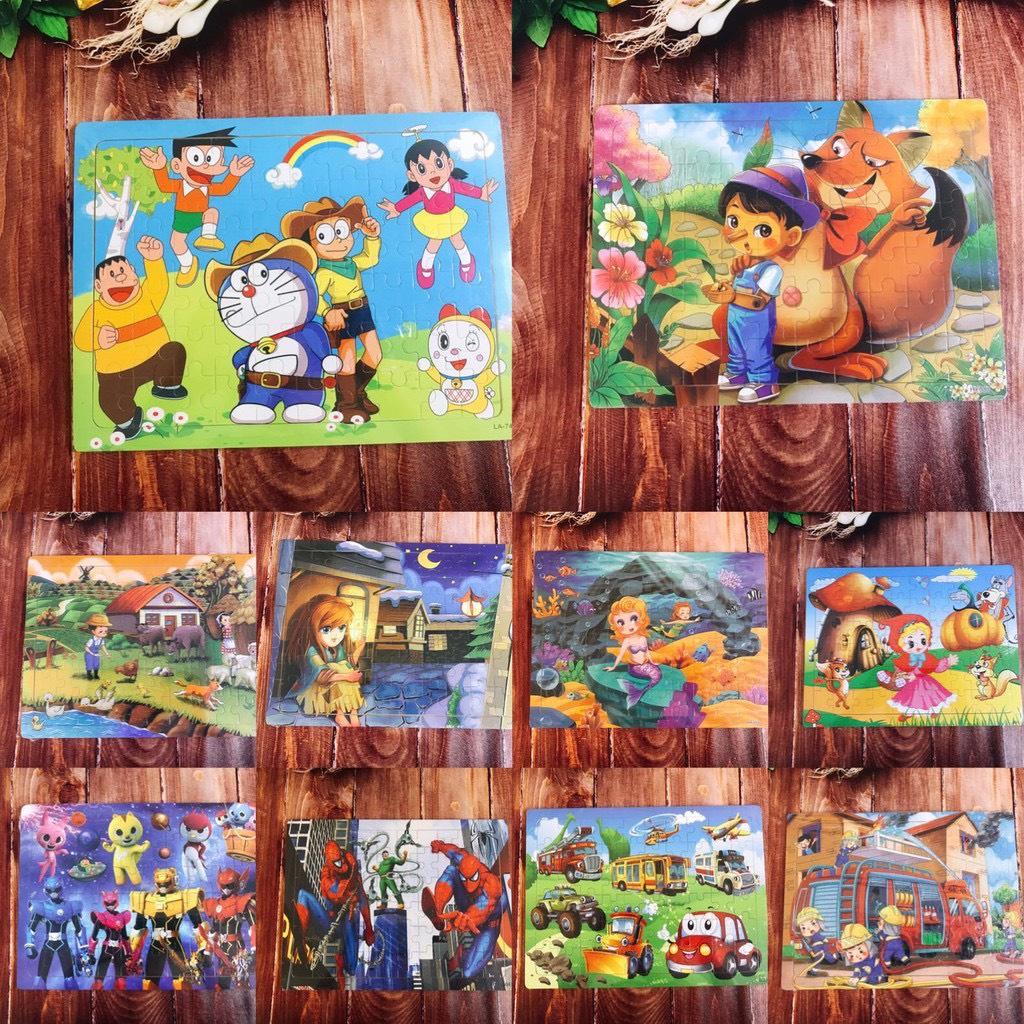 Bộ Tranh Ghép Hình Puzzle 60 miếng Cho Bé, Đồ Chơi