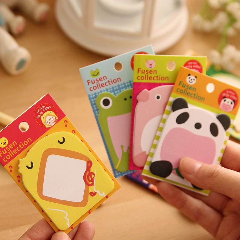 Giấy note Fusen collection động vật