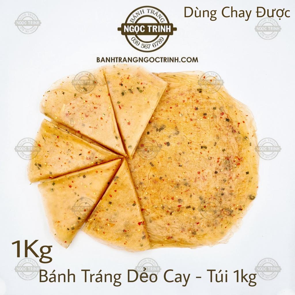 Bánh tráng dẻo cay (Túi 1Kg) cao cấp siêu ngon bánh tráng Ngọc Trinh