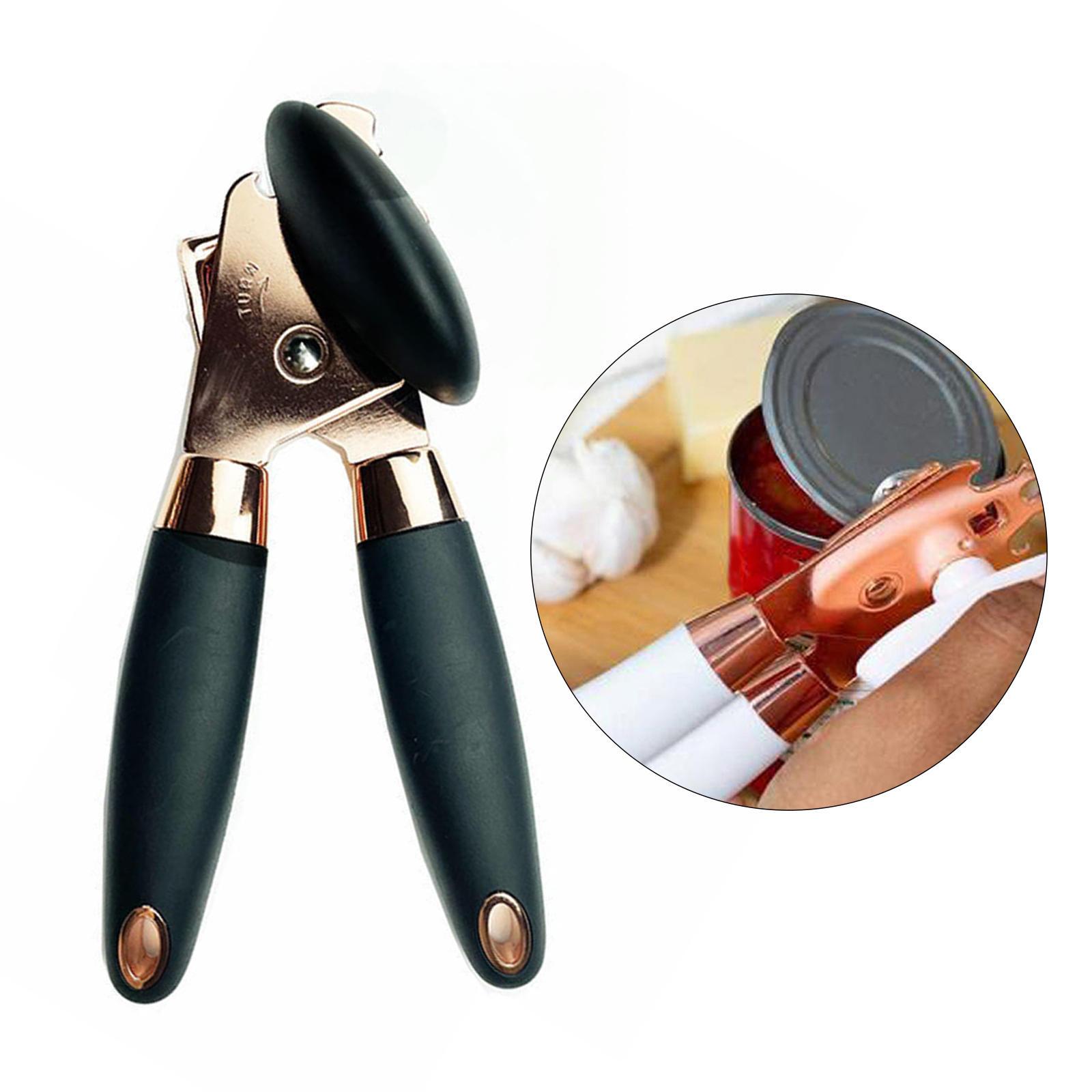 Professional Manual Can Opener Non Slip Hand Grip for Tin Beer Jar Lid