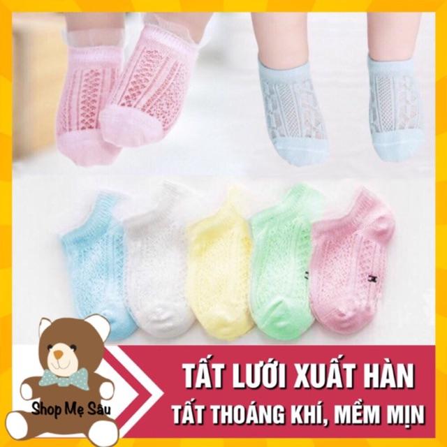 Set 5 đôi tất dạng lưới cho bé