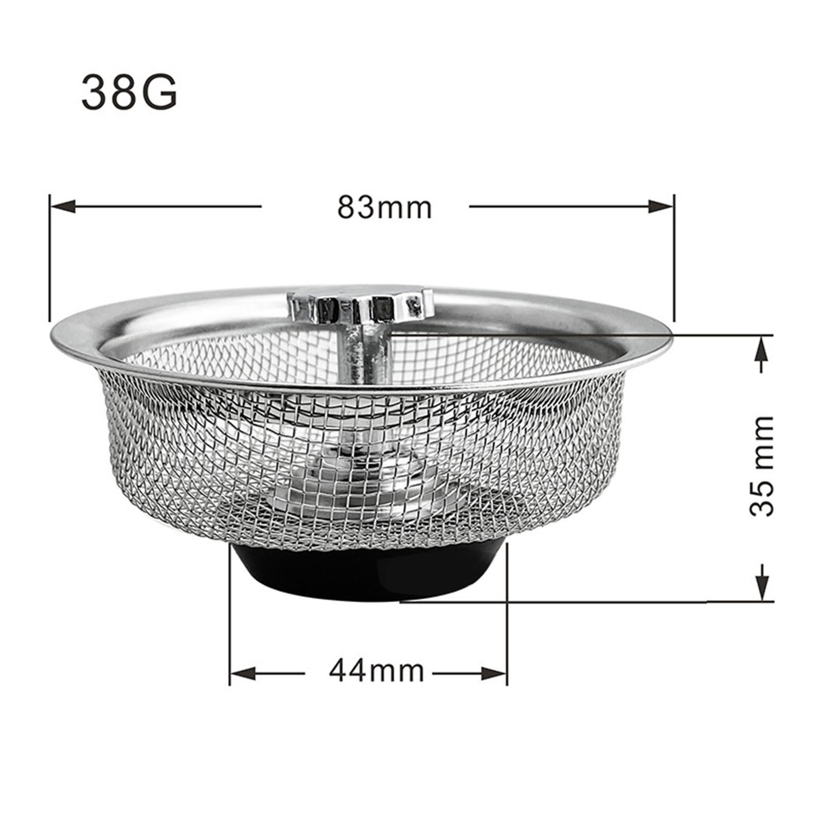Sink Strainer Premium for Standard Drains Kitchen Bathroom Sink