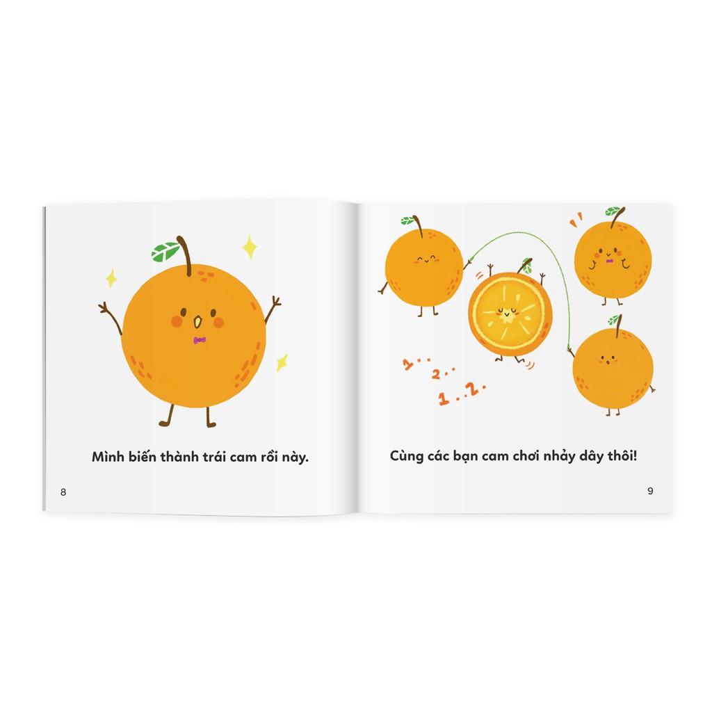 Sách Ehon - Trái cây muôn màu - Dành cho trẻ từ 0 - 3 tuổi