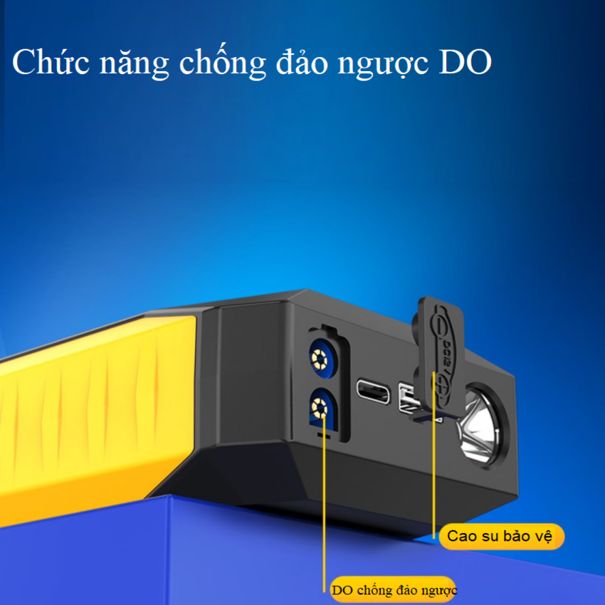 Bộ kích điện ô tô 12V/800A , kiêm pin sạc dự phòng 12000mAh Goodyear GY-2626