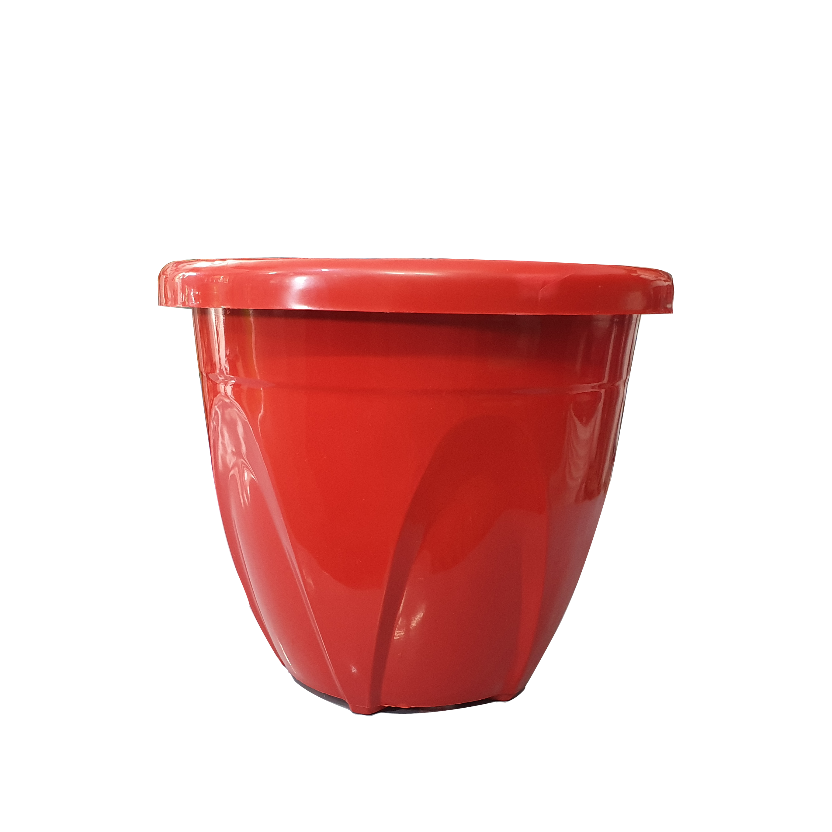 Chậu Nhựa Vành Tròn Giác Đỏ D23xH20cm - Chậu tròn giác chất liệu nhựa PP bền, đẹp VTNN Nông Điền Trang