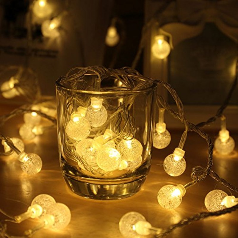 Dây đèn trang trí bi bọt nhỏ 10m