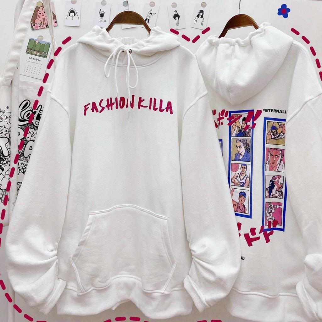 Áo hoodie nỉ cao cấp Fashion Killa cực chất, chất vải dày mịn dễ phối đồ AH04, thời trang thu đông cao cấp