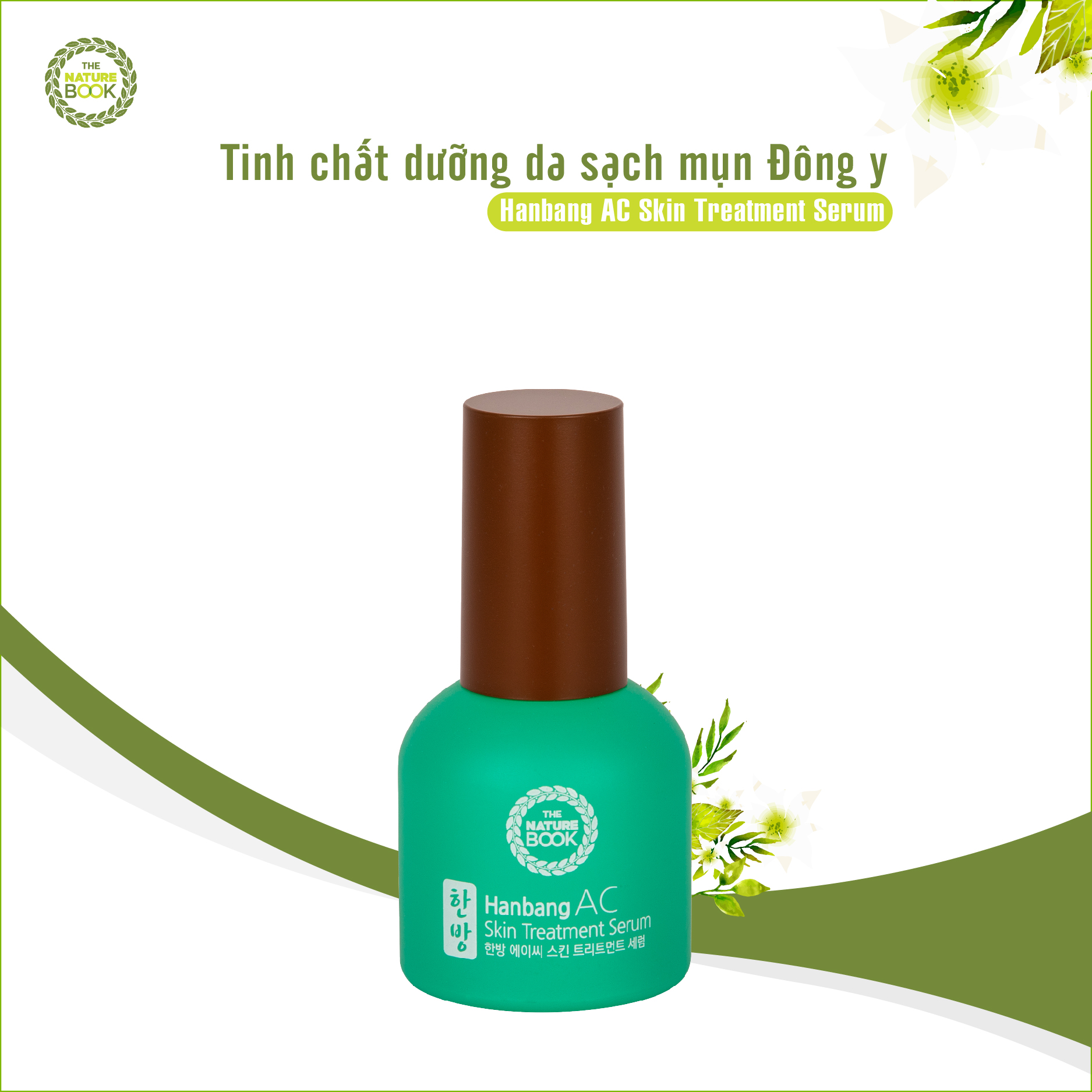 Tinh chất The Nature Book dưỡng da sạch mụn Đông Y Hàn Quốc Hanbang AC Skin Treatment Serum 35ml