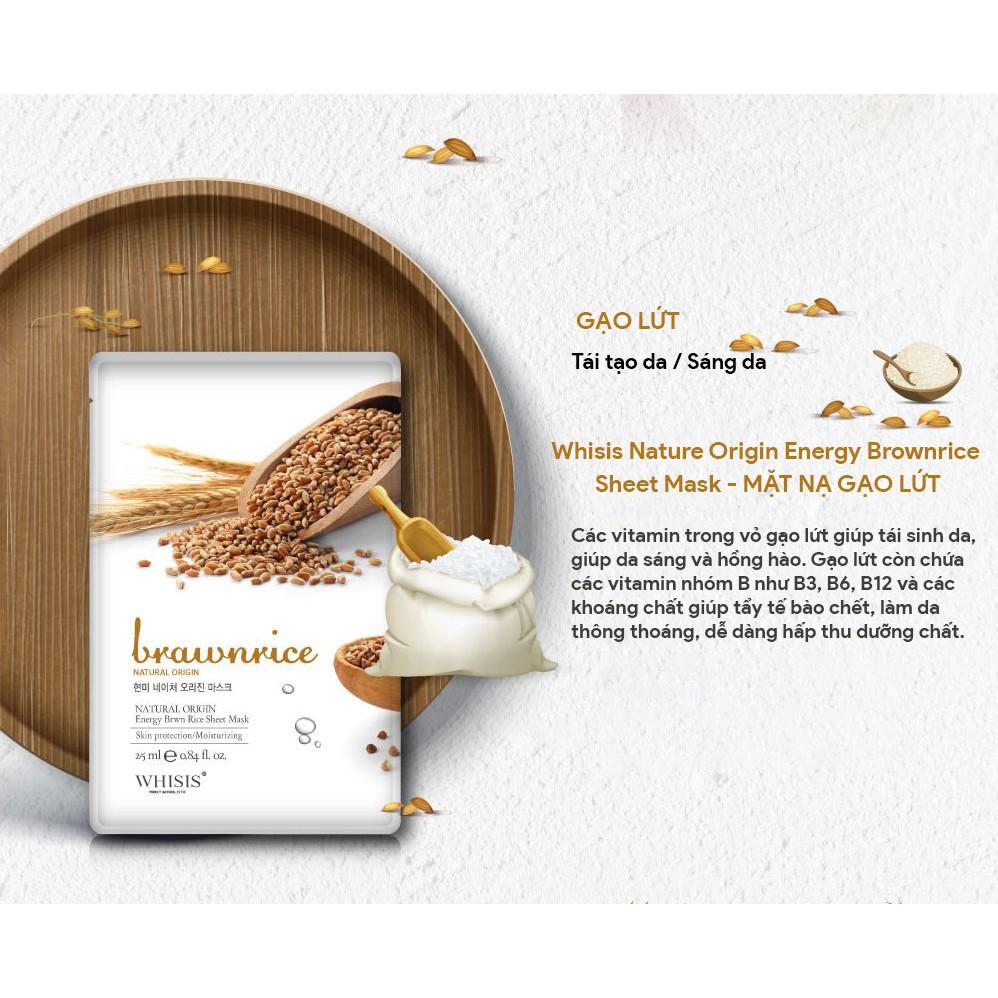 Mặt nạ giấy dưỡng da cao cấp Whisis Hàn Quốc 25ml