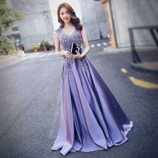 NHẬP WAJULY GIẢM 10%- HÌNH THẬT- CÓ SIZE L DƯỚI 58KG- ĐẦM DẠ HỘI/ ĐẦM CÔ DÂU/ ĐẦM MAXI XÒE ĐÍNH HOA