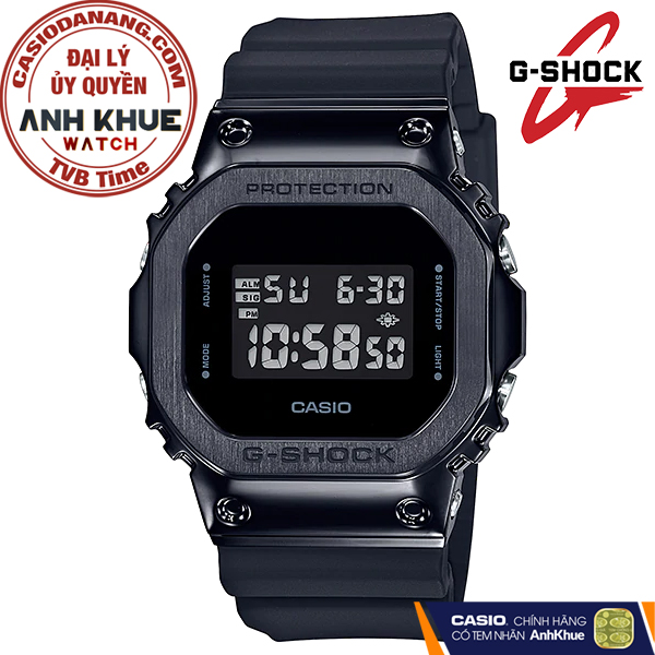 Đồng hồ nam dây nhựa Casio G-Shock chính hãng GM-5600B-1DR (43mm)