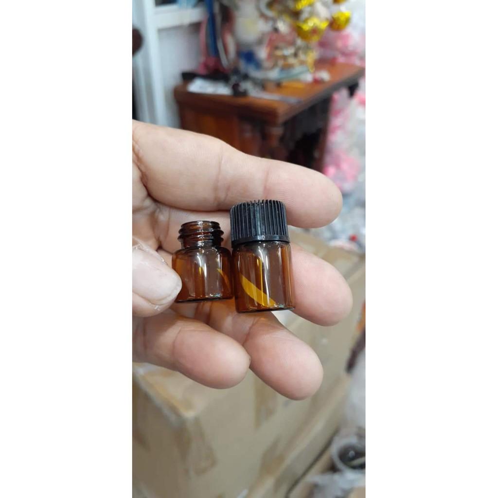 BỘ 10 LỌ THỦY TINH NHỎ 1ML/2ML/3ML/5ML DÙNG CHIẾT TINH DẦU