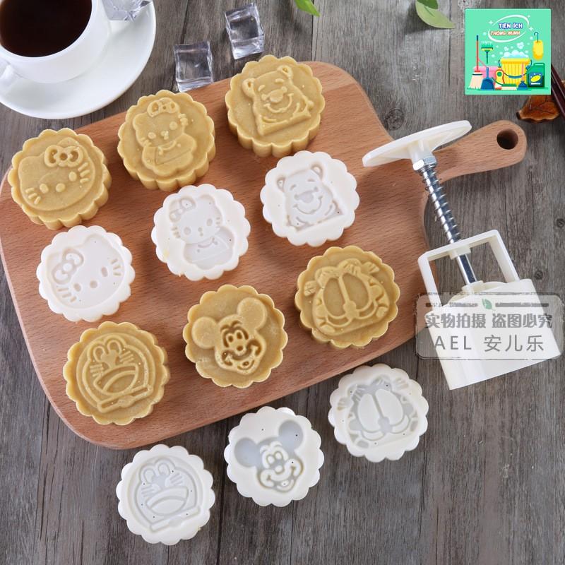 Khuôn Làm Bánh Trung Thu 50g Hình Động Vật Hoạt Hình Ngộ Nghĩnh - BT102