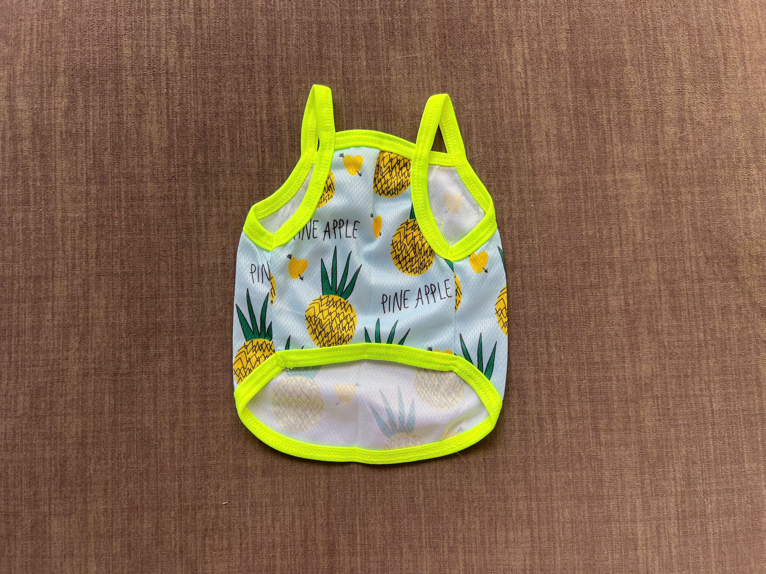ÁO THUN HAI DÂY QUẢ THƠM THÔNG HƠI SIÊU CUTE TỪ 1-7.5KG DÀNH CHO THÚ CƯNG CHÓ MÈO