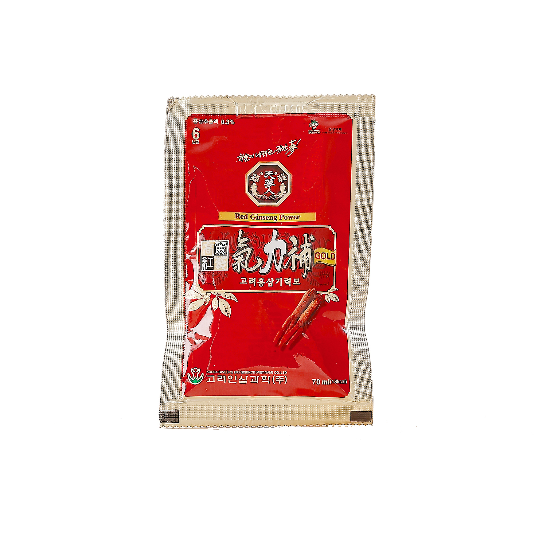 Nước uống hồng sâm Red Ginseng Power 6 năm tuổi - Hộp 15 gói * 70ml
