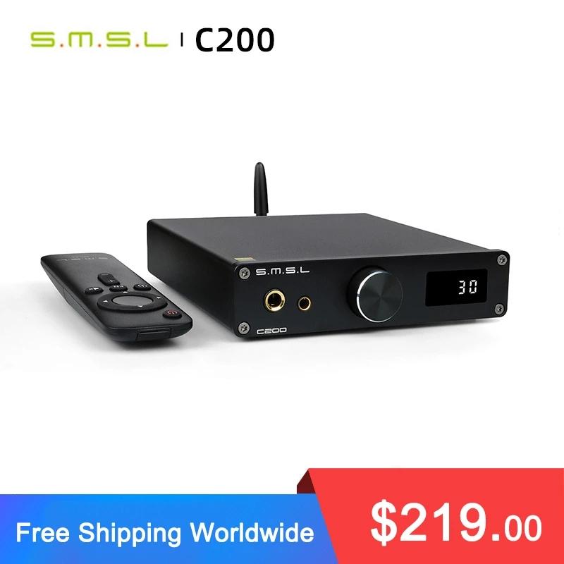 SMSL C200 ES9038Q2M DAC Bộ khuếch đại tai nghe OPA1612A * 4 TRS Cân bằng 4,4mm Đầu ra 6,35mm Bluetooth 5.0 DSD512 32Bit 768KHZ cho PS4 PS5