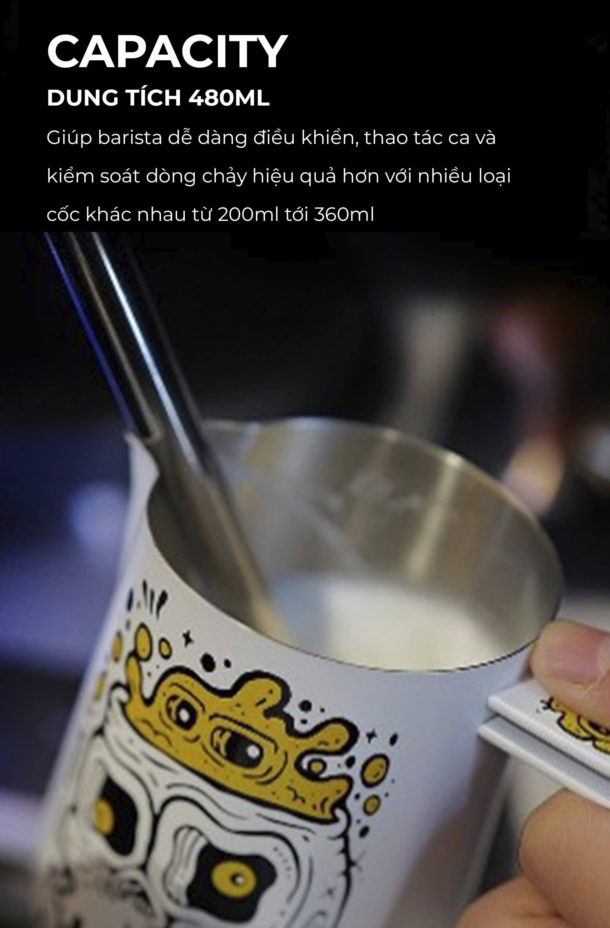 Ca đánh sữa Allround ngũ hành