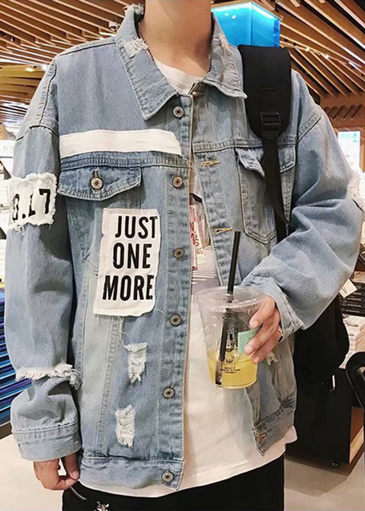 Áo khoác kaki jean Nam UNISEX GSJ15