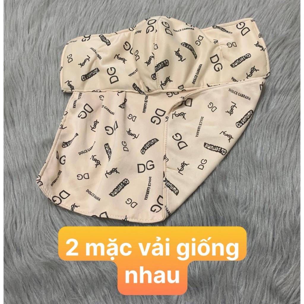 Combo 5 khẩu trang yếm 2 mặt vải thun giống nhau ,giao ngẫu nhiên nhiều màu khác nhau ảnh thật bảo đảm giao đún