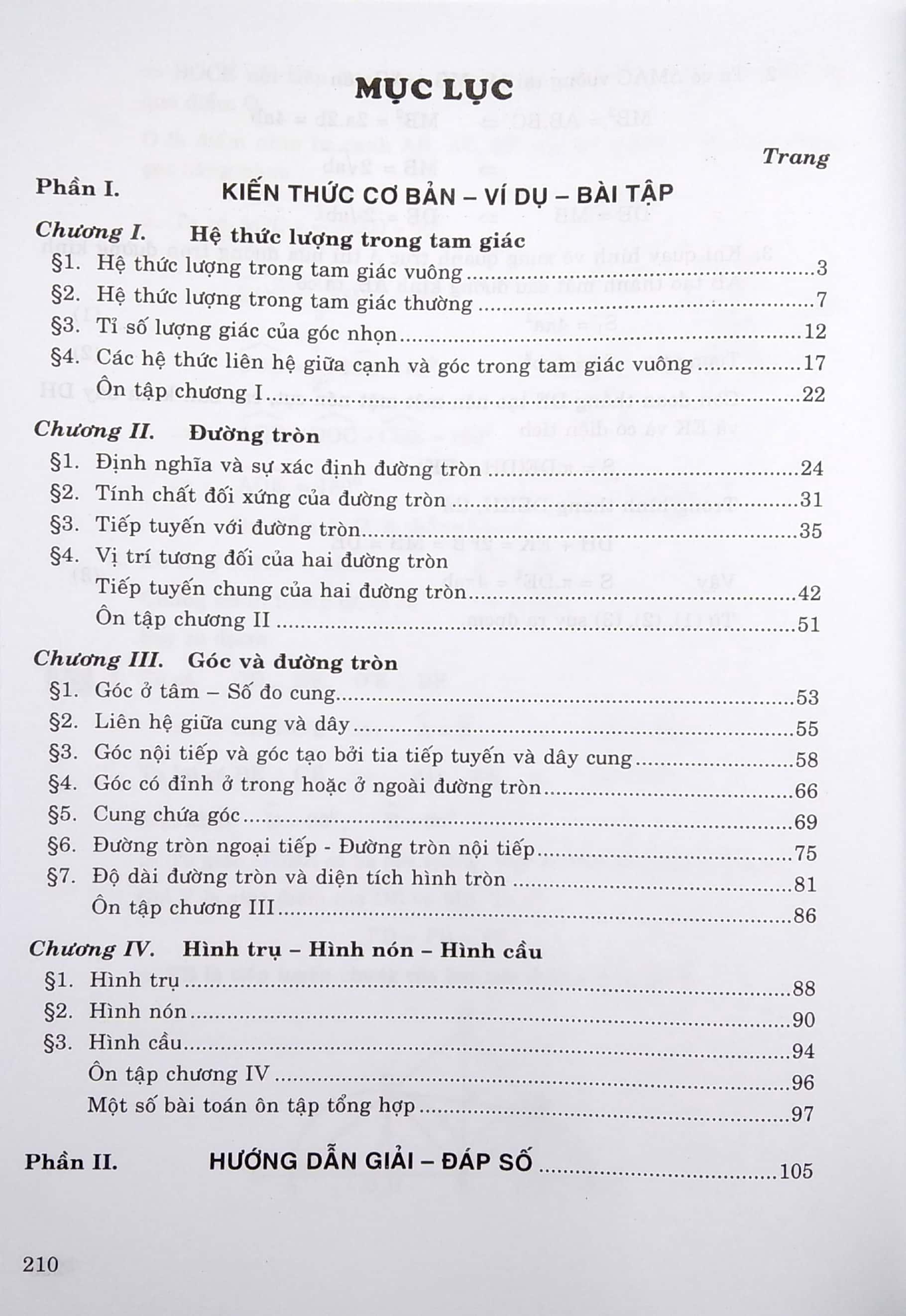 Toán Nâng Cao Hình Học 9