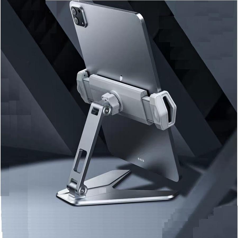 Giá kẹp đỡ cho điện thoại Ipad máy tính bảng cao cấp xoay 360 độ tablet stand nhôm P15, P47