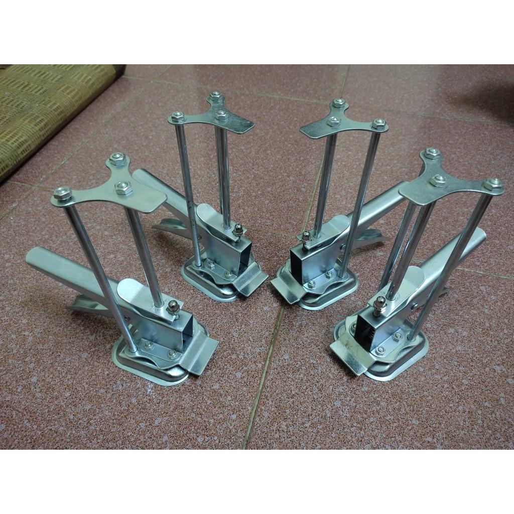 Combo 6 kích kê gạch chân tường - con đội kê gạch ốp tường 3 trụ tải trọng 85kg