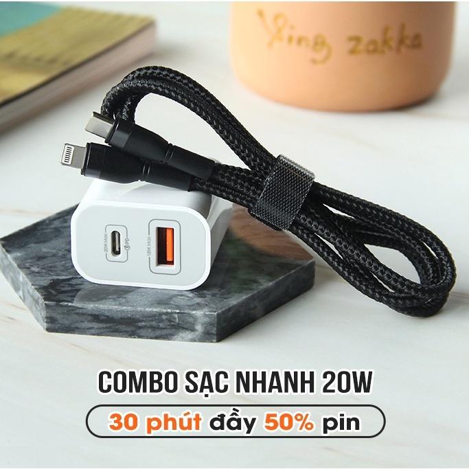 Củ Sạc Nhanh 2 Cổng USB 18W Và Type C 20W Sạc đầy 50% Pin Trong 30 Phút . Hàng Chính Hãng Remax -  RP-U68