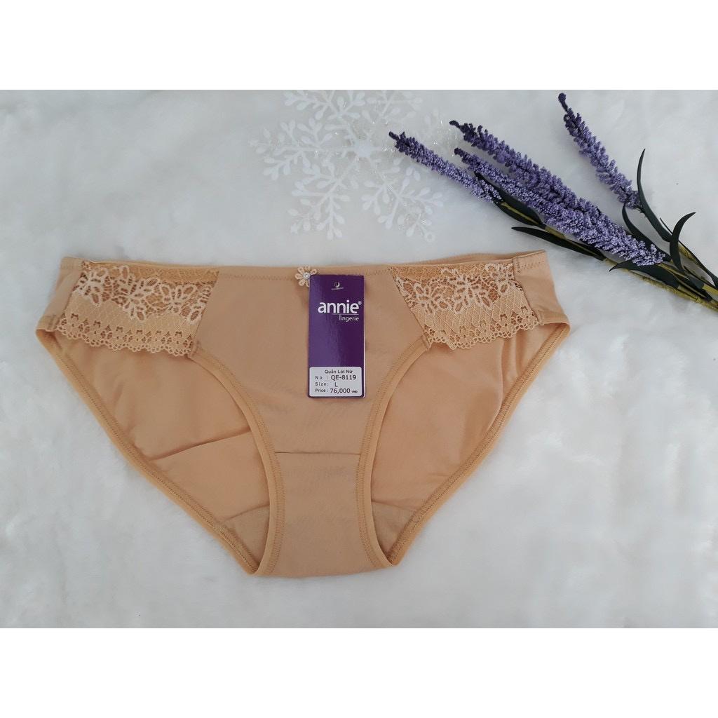 Quần lót phối ren hông điệu đà annie QE 8119 được thiết kế với kiểu dáng thời trang, cuốn hút, form ôm vừa vặn kết hợp c