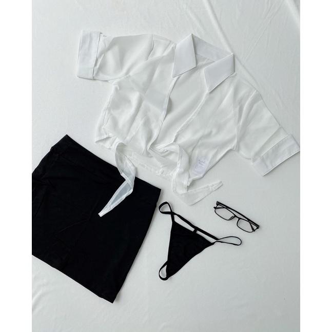 Set ngủ cosplay thư kí