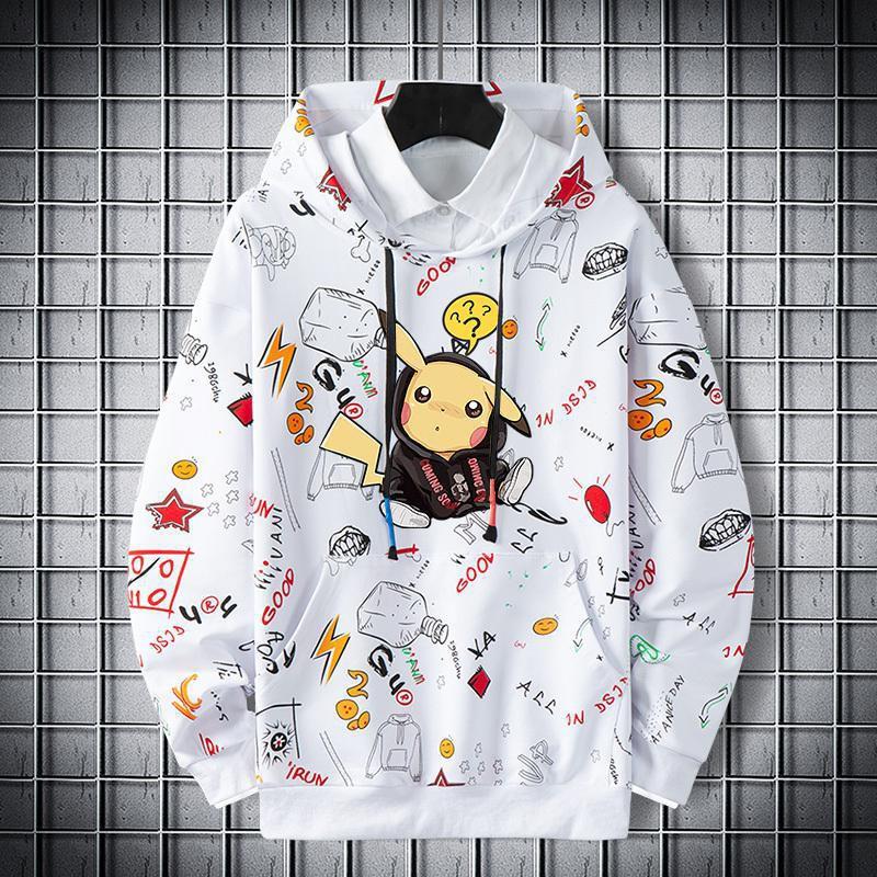 Áo khoác nỉ unisex Hoodie ️ Áo khoác hoodie ulzzang PIKACHU NGẬM ỐNG HÚT, form unisex nam nữ trẻ trung