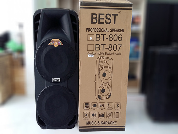 Loa kéo di động 2 bass Best BT-806