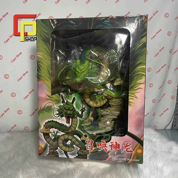 Mô hình rồng thần YY - Màu xanh - Figure Dragon 7 viên ngọc rồng
