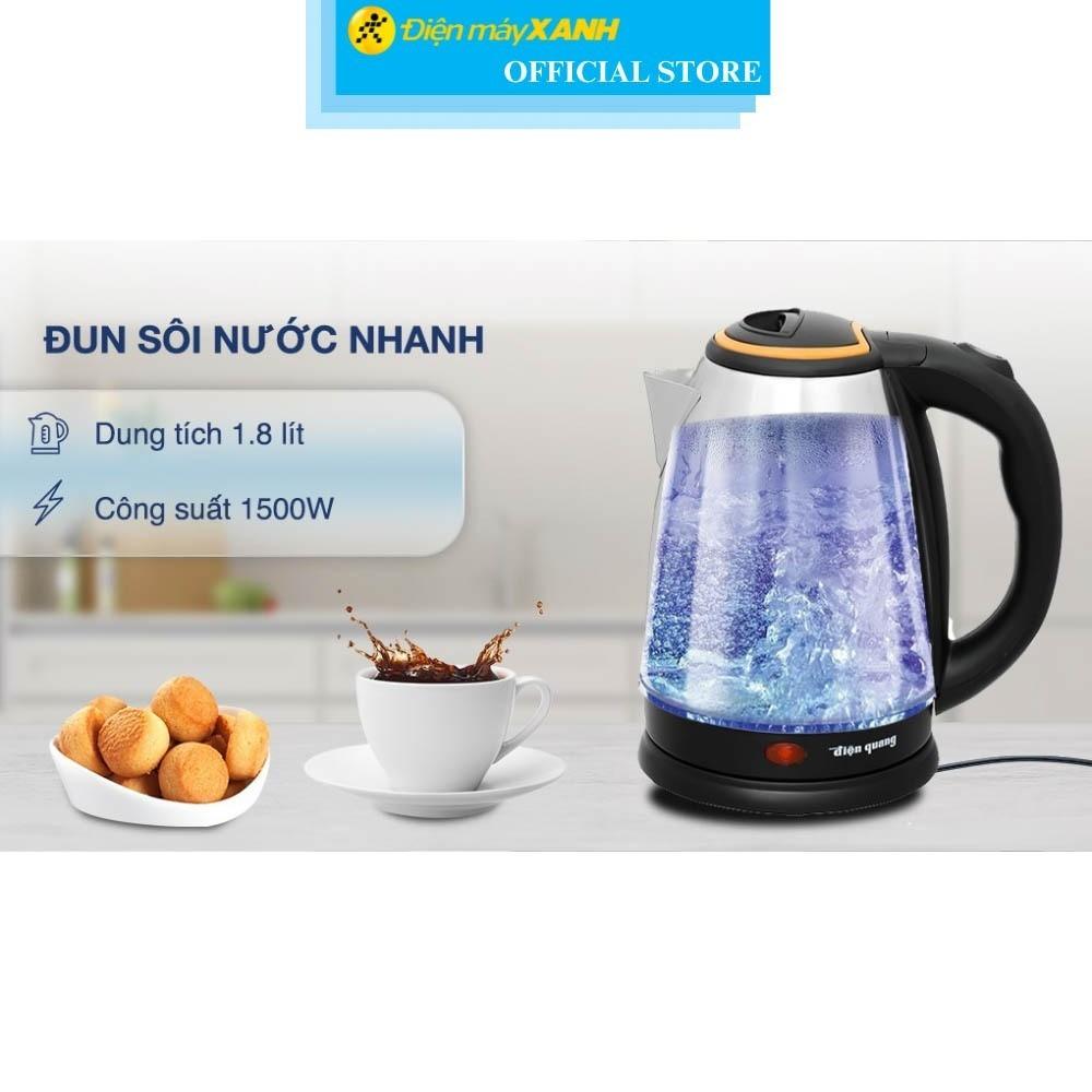 Bình đun siêu tốc Điện Quang 1.8 lít ĐQ EKT06 1518 BL - Hàng chính hãng - Hàng Chính Hãng