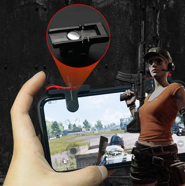 Bộ 2 Nút Bấm Chơi Game D9 Pubg Chơi Pubg, Ros, Free Fire, Knight Out Dạng Móng Gà Bản Nâng Cấp Của Nút Bấm C9