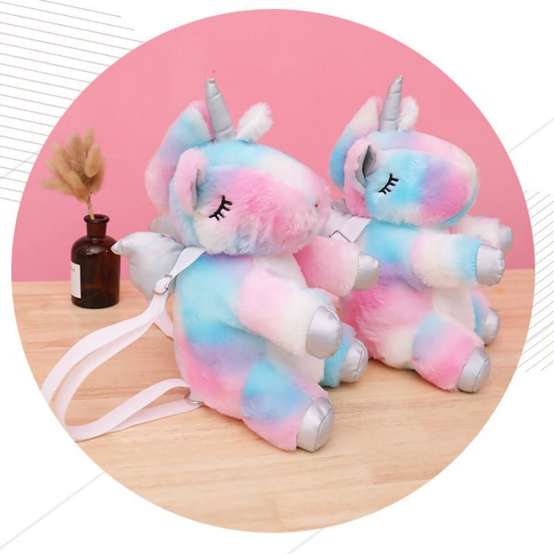 Trẻ Em Ba Lô Mini Ví Hoạt Hình Cầu Vồng Kỳ Lân Đồ Chơi Ba Lô Cho Bé Trai Bé Gái Sang Trọng Ba Lô Quà Tặng Sinh Nhật