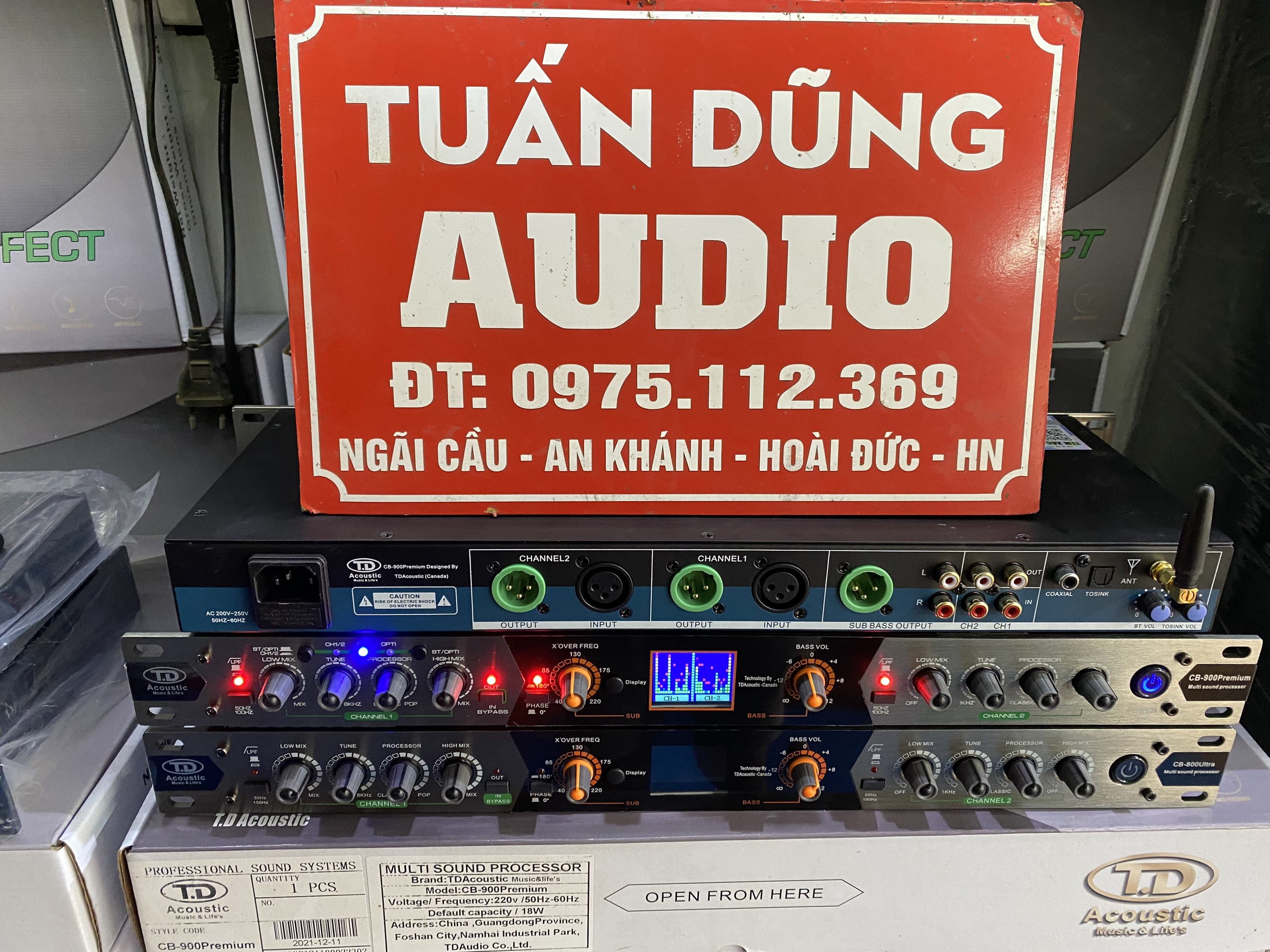 Nâng tiếng TD Acoustic Cb900 Premium hàng chính hãng.Đã tích hợp cổng quang+bluetooh